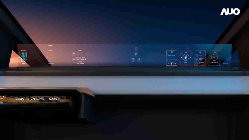 菠菜论坛无界透明显示接口(Horizon Image Glass)透过车运算方案整合仪表板、、中控台及副驾显示器，，，，一体式全景呈现，，，提供乘用者清晰的前方视野、、行车必要信息与娱乐功能